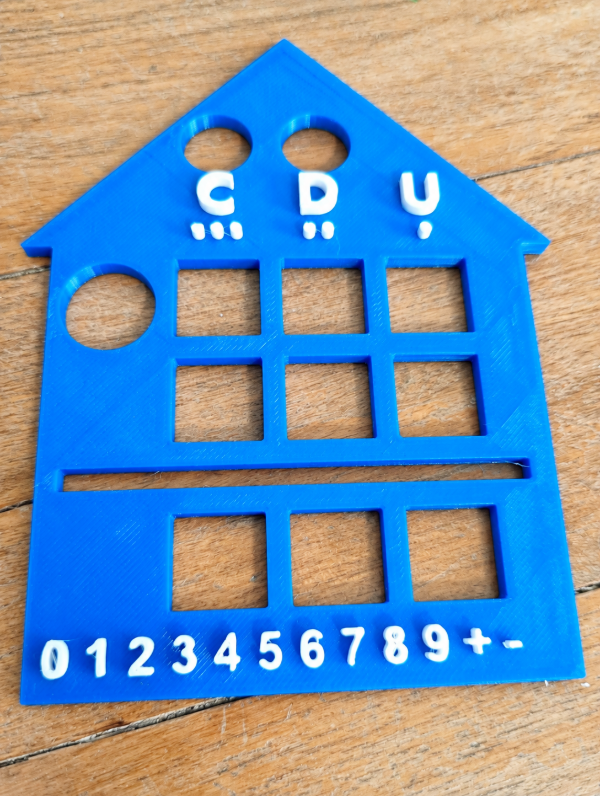 Producto - Casita de suma y resta (impresión 3D) - 0