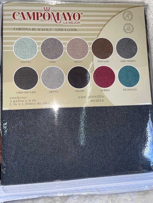 Producto - Cortinas blackout de lino cortas - 4