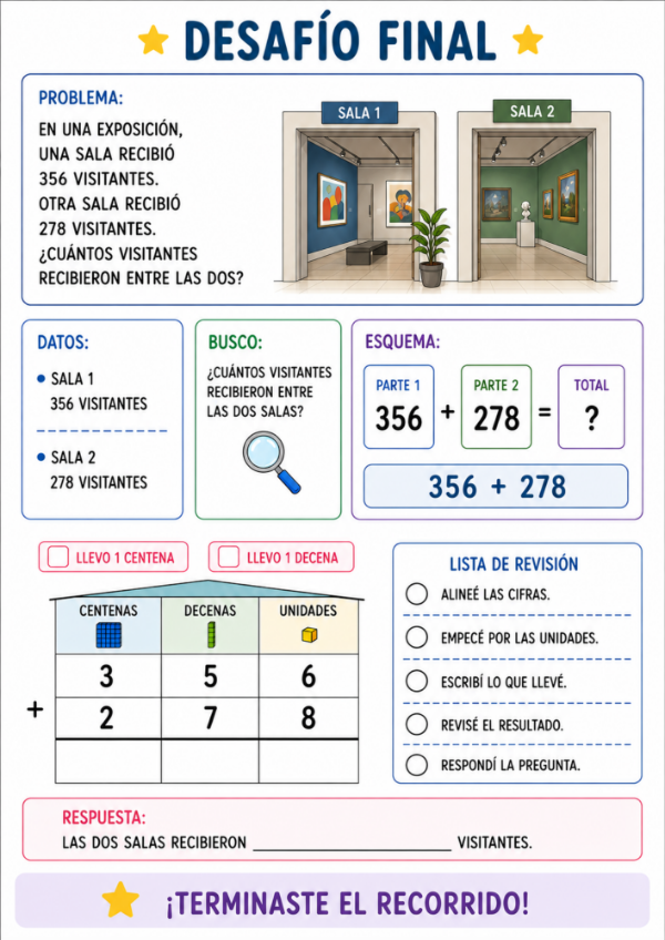 Producto - RESUELVO PROBLEMAS CON CASITAS: SUMAS Y RESTAS DE 2 Y 3 CIFRAS - 19