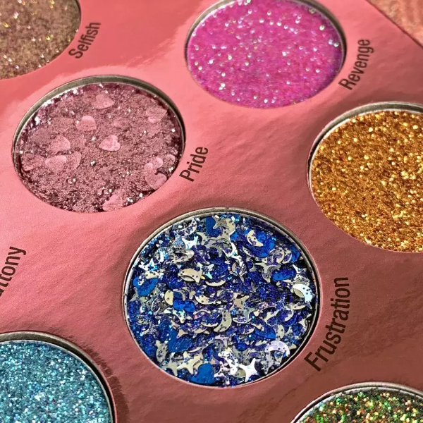 Producto - PALETA GLITTERS PRENSADOS / RUDE COSMETIC - 3