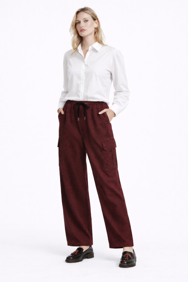 Producto - Pantalón Ursula Print Bordo