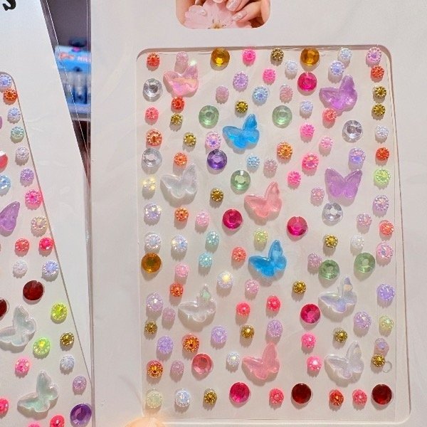 Producto - Strass Mariposas Multicolor - 1
