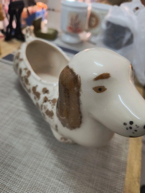 Producto - Adorno en cerámica perro salchicha - 3