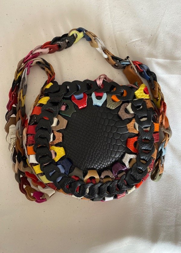 Producto - Bandolera cuero color
