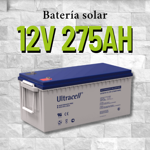 Producto - Bateria 12V275Ah Ultracell GEL