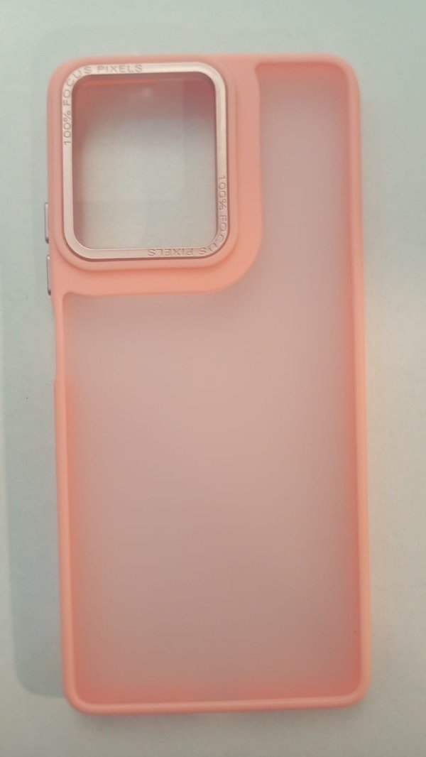 Producto - Funda Rosa Translúcido XAEA Espacio para Moto G86