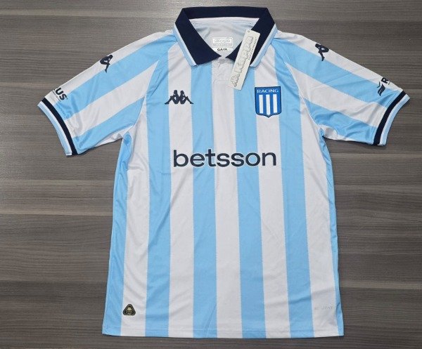 Producto - Camiseta Racing Club Titular 2025 Kappa TALLES (S/M/L/XL)