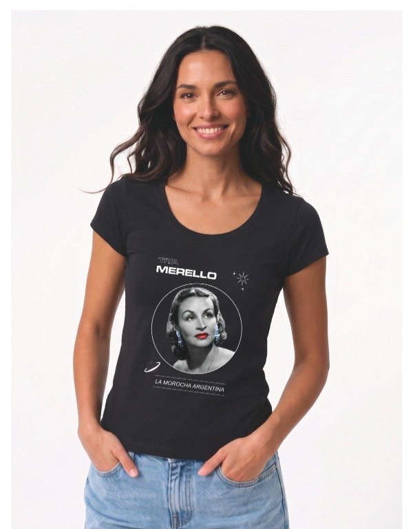 Producto - Remera Tita Merello La Morocha Argentina - Negra - 2