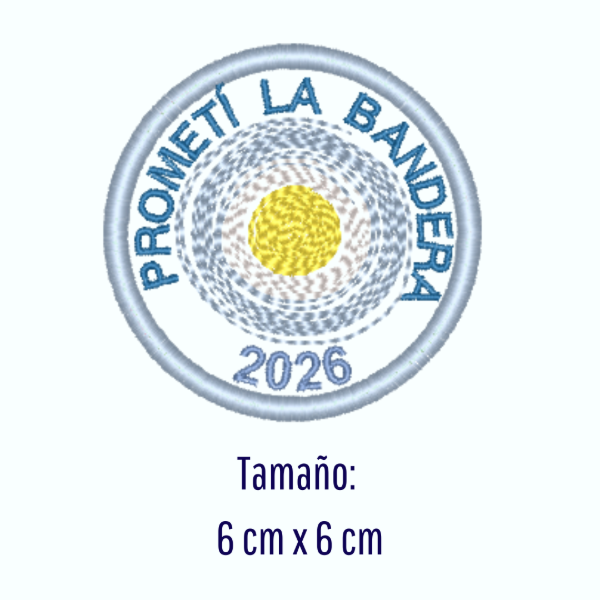 Producto - Matriz de Bordado - Promesa a la Bandera 2026 - Modelo 2 - Estilo ITH - 1