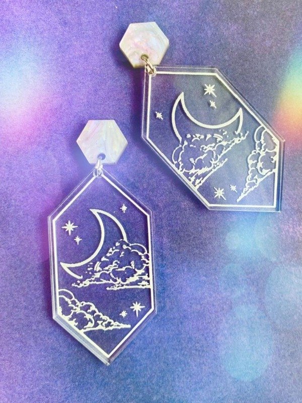 Producto - Aros noche estrellada
