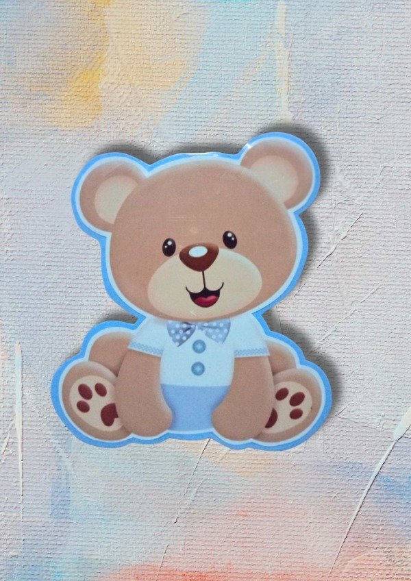 Producto - Aplique- osito bautismo,primer añito