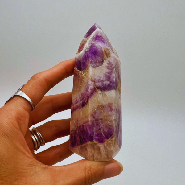 Producto - Punta facetada maestra Amatista Chevron 01