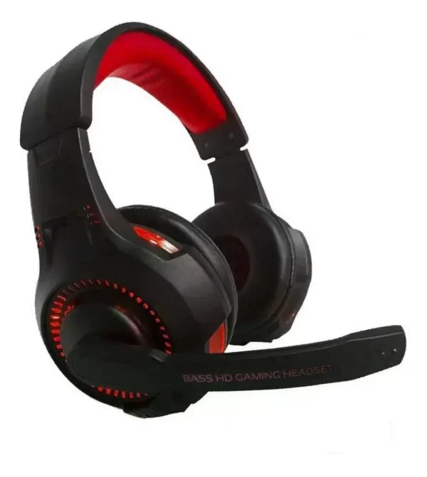 Producto - Auricular Gamer Netmak Nm-venger Para Pc Mic Usb + Luces Led Color Negro