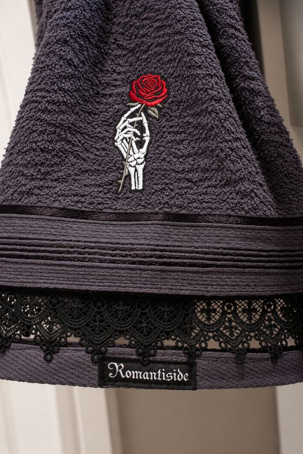 Producto - Toallas de algodón color gris, varios modelos - 4