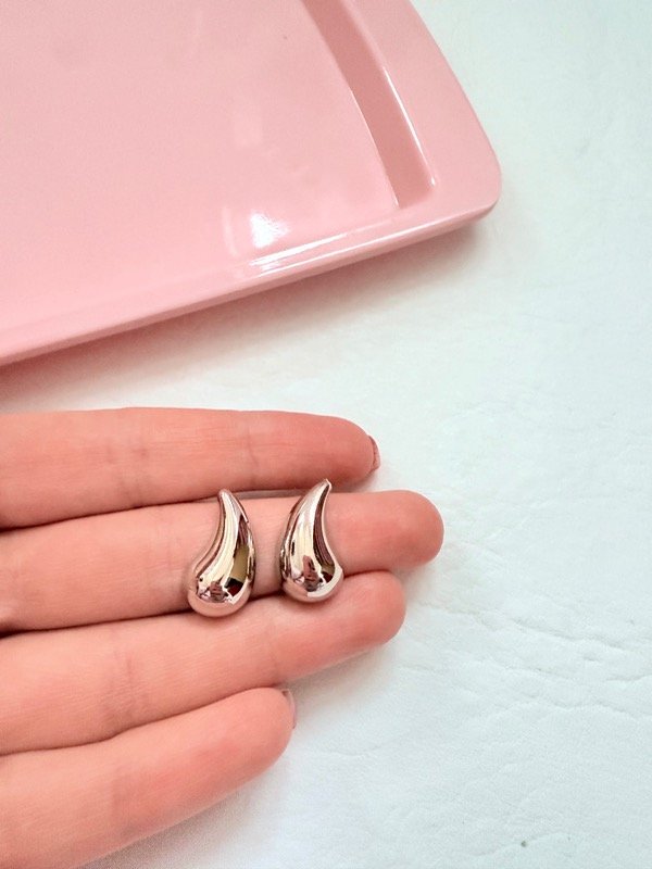 Producto - Aros gota acero