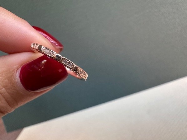 Producto - Anillo Cristales - Oro Rosa