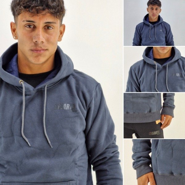 Producto - Canguro Cibarta MODELO MAMBA Frisado Gris Topo  Algodón primera calidad