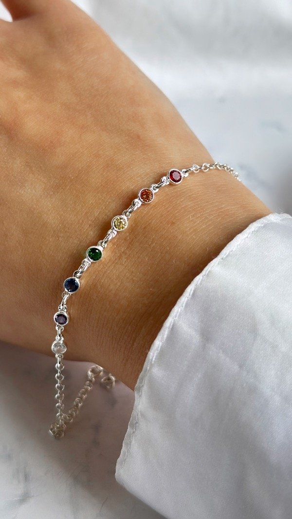 Producto - Pulsera 7 chakras regulable