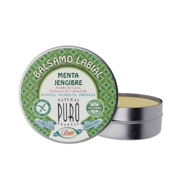 Producto - Bálsamo Labial Lata Jengibre, Menta y Caléndula - Boti-k