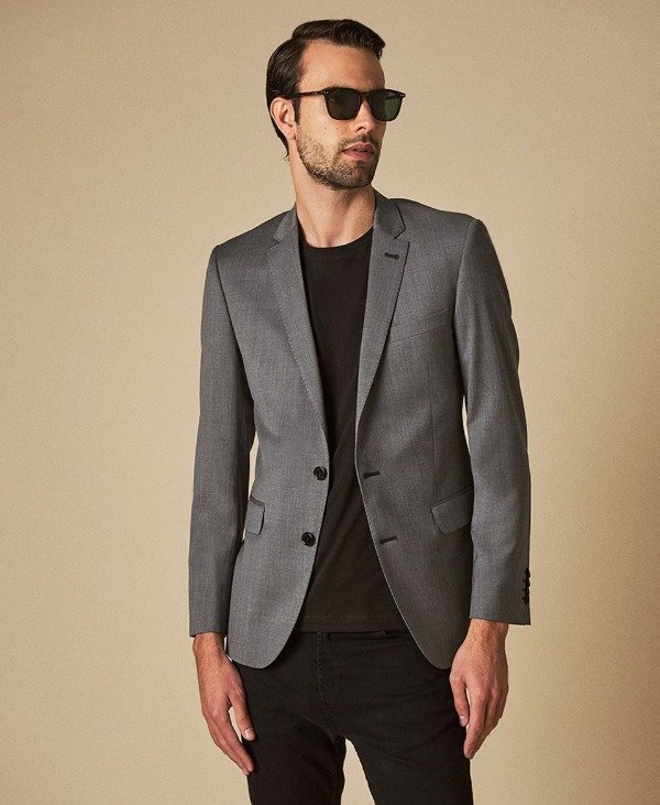 Producto - SACO LANA 100 GRIS