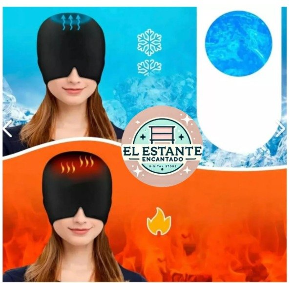 Producto - Gorro Gel alivio dolor de cabeza y estrés multifuncional