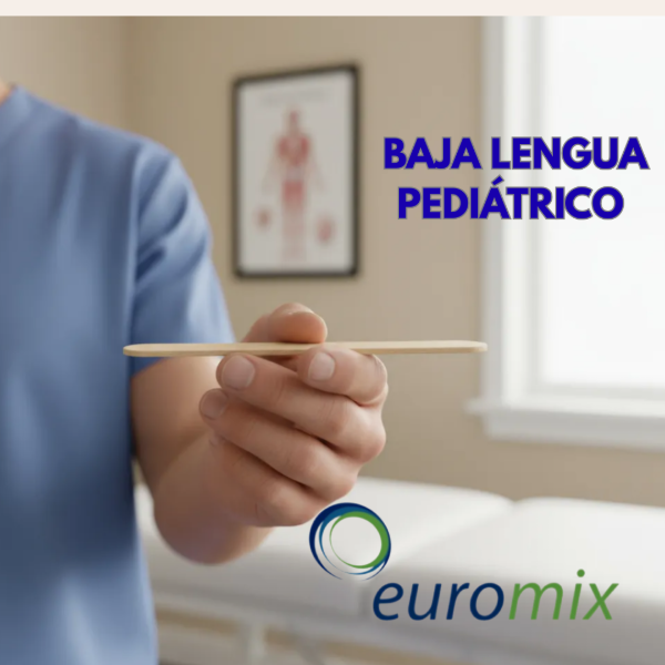 Producto - BAJA LENGUA PEDIATRICO EUROMIX X 100