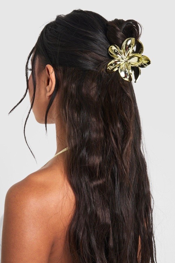 Producto - Broches flores metalizadas - 1