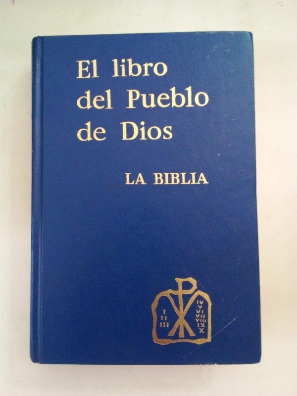 Producto - El libro del Pueblo de Dios La Biblia - Paulinas 1991 - Tapa dura