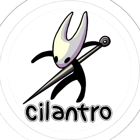 Producto - Pin Hornet diciendo Cilantro - SIlksong
