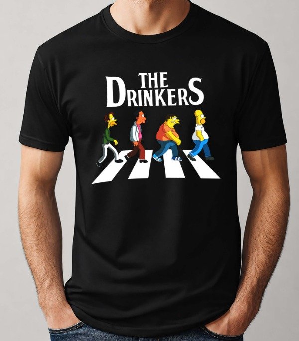 Producto - Remeras Negras Unisex DTF Los Simpsons - 4