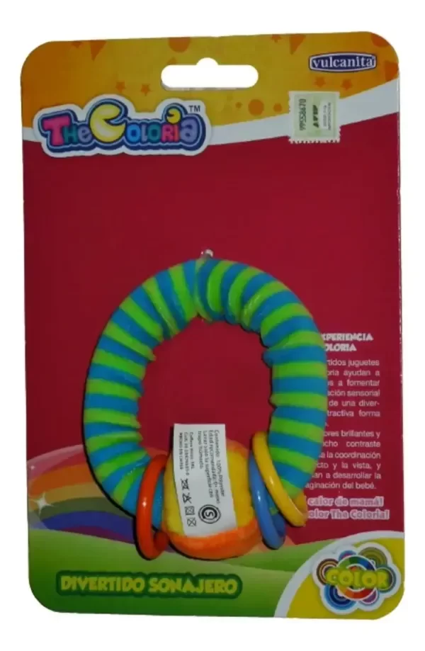 Producto - The Coloria Sonajero De Peluche Bebes 0/24 Meses (1)