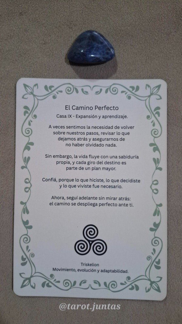 Producto - Oráculo " La Vida Misma"