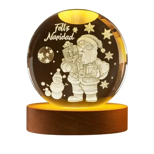 Producto - Bola led de cristal 8 cm