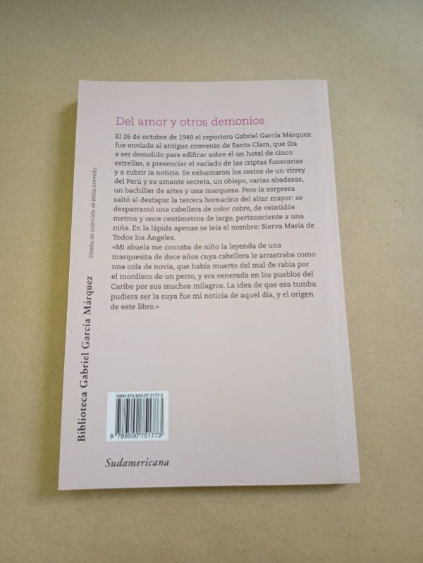 Producto - Del amor y otros demonios - Gabriel García Márquez - Sudamericana 2015 - 1