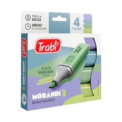 Producto - Resaltador morandi 2 trabi por 4 und