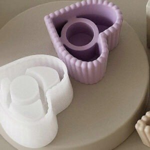 Producto - MOLDE PORTAVELA CORAZÓN