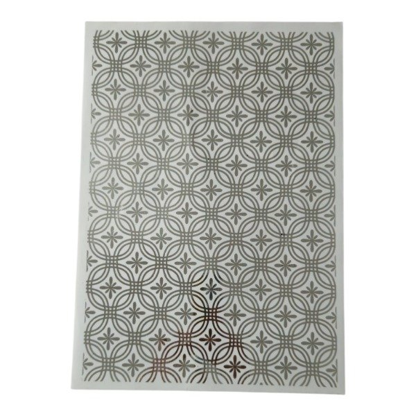 Producto - Fondo blanco con foil plateado 67