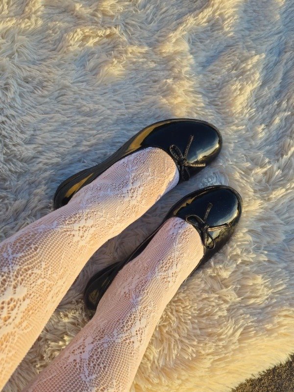 Ballet flats negro