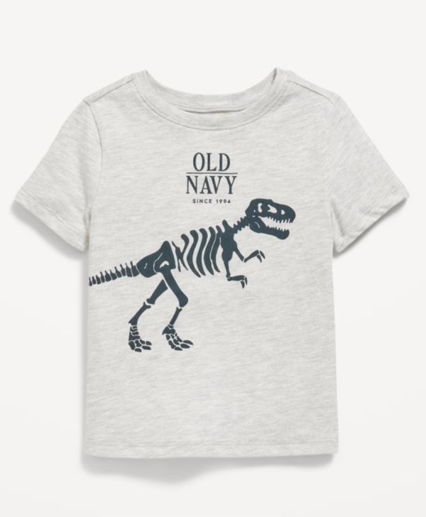 Producto - Remera para Niños Marca OLD NAVY Dino Skel