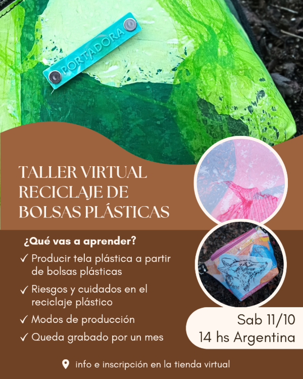 Producto - Taller Virtual RECICLAJE de BOLSA PLÁSTICA
