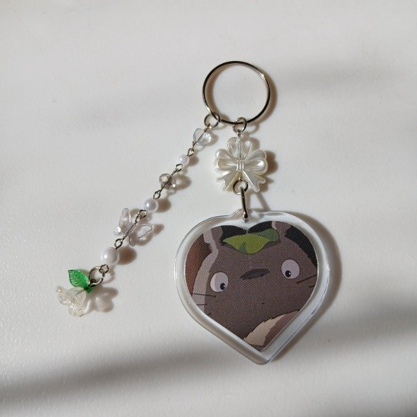 Producto - Llavero corazón de totoro