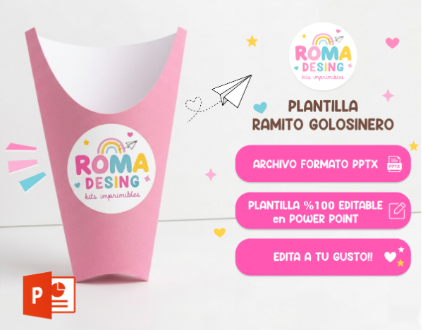 Producto - PLANTILLA RAMITOS GOLOSINEROS  EDITABLE POWER POINT