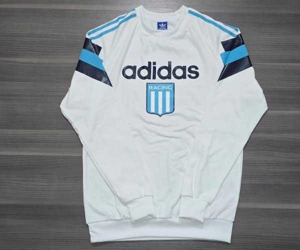Producto - BUZO RACING RETRO ADIDAS BLANCO TALLES(M/ L/ XL/ XXL)