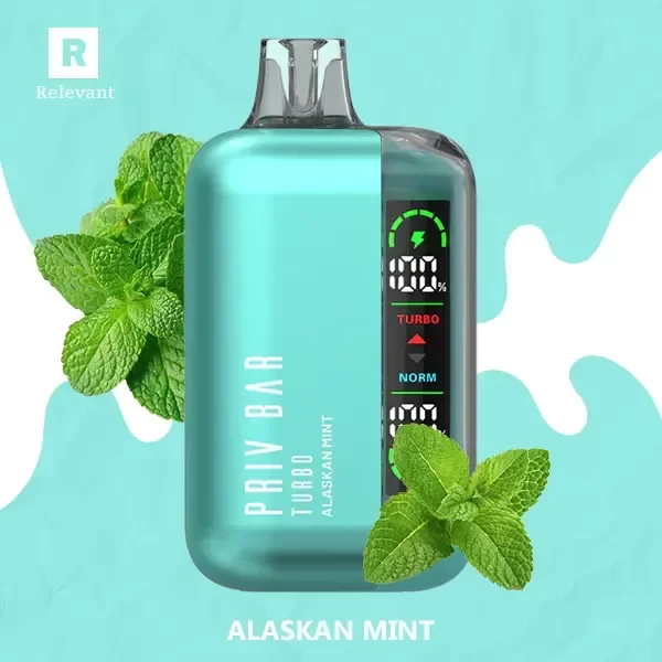Producto - (POD DESCARTABLE) SMOK PRIV BAR TURBO 15K - ALASKAN MINT