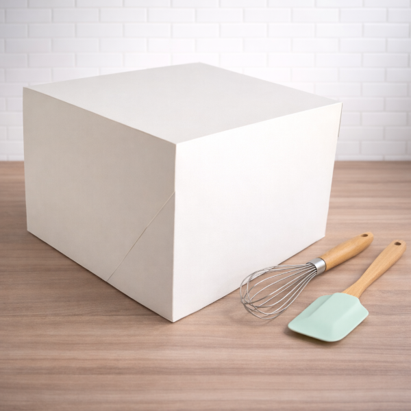 Producto - Caja apilable con apertura frontal 25x25x14,5 - ideal tortas y tartas