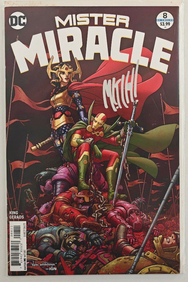 Producto - Mister Miracle #8 (2018) - Firmado por Mitch Gerads
