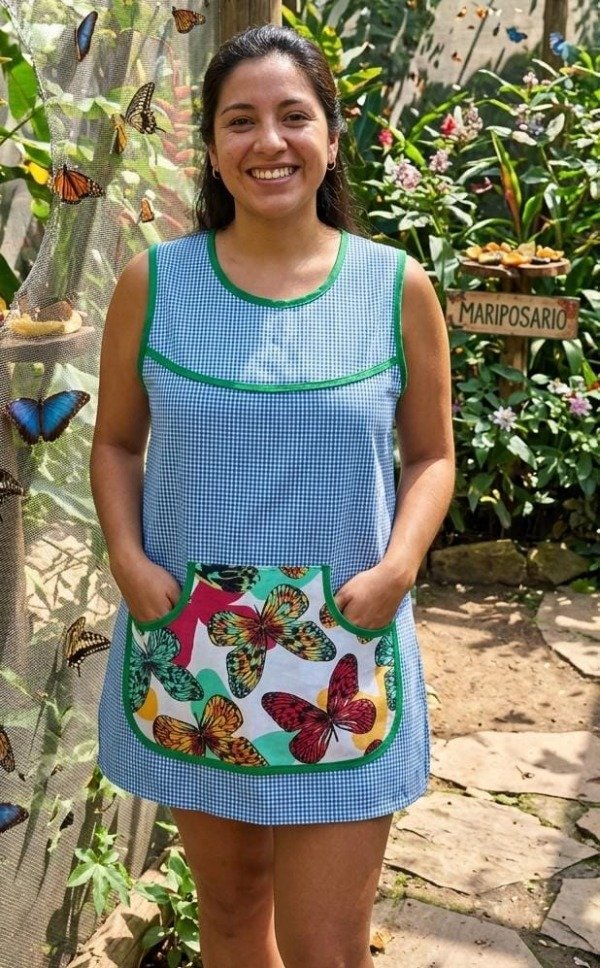 Producto - Mariposas contorno verde T.S