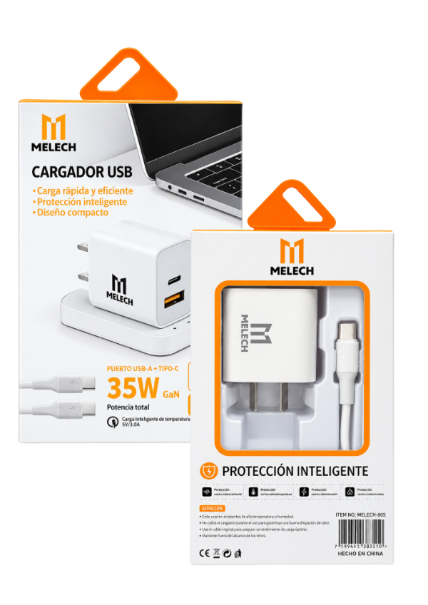 Producto - CARGADOR C A C 35W MELECH-805 #7179441238310