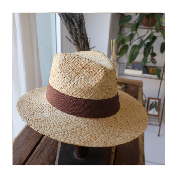 Producto - Sombrero Fedora Rafia - 0