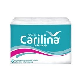 Producto - Pañuelos CARILINA pocket 6 x10u